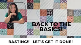 Back to the Basics - Basting Our Sewing Machine Mat!
