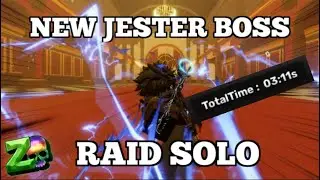NEW Jester Raid Boss RAID SOLO! | Hunty Zombies NEW Joker Update!