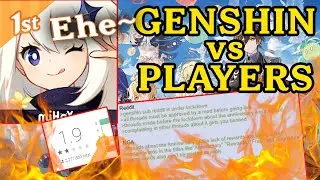 Genshin Impact Anniversary HITS HARD!! Cheap Rewards 1 star reviews on Playstore, Silencing players,