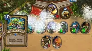 Triple Flamestrike C'Thun N'Zoth Mage, Murloc Paladin (Hearthstone Gameplay)