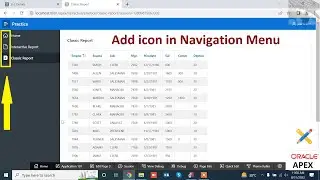 How to Add Icon with Navigation Menu Tree Title in Oracle Apex | Mr Gactack
