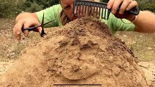 ASMR | How Barbers Cut Dirt 💈