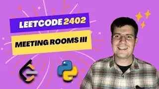 LeetCode 2402  Meeting Rooms III - python