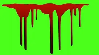 Green screen blood slide