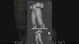 Blender sculpting folds brushes. Sculpting cloth in Blender #b3d #blend3d #blendertutorial
