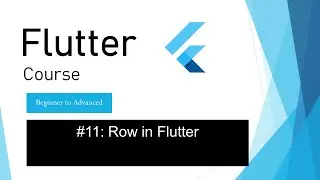 Master Flutter Widgets: Row Widget for Side-by-Side Elements