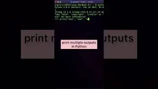 How to print multiple outputs in one line in Python