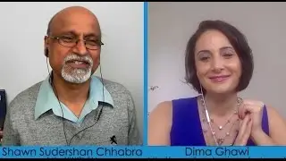 Dima Ghawi With Shawn Sudershan Chhabra, TedX Fame Dima Ghawi