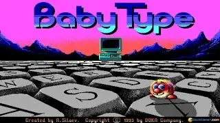 Baby Type gameplay (PC Game, 1993)