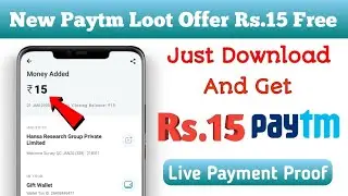 Hansa Research - Free 15Rs | Download and Get 15Rs | New Loot Don't Miss| Live Proof Video |