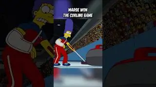 Marge won the curling game