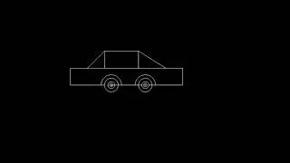 Draw a simple car in computer graphics(c,c++)