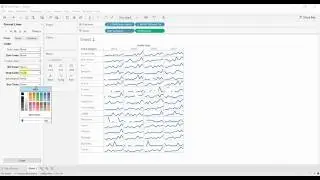 How to Create Sparkline Charts in Tableau - Tableau in Two Minutes