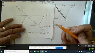 Using Parallel lines and Reflexive Prop in Triangle Proof