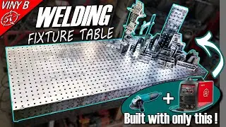 DIY WELDING FIXTURE TABLE made only using a  grinder and a welder ?