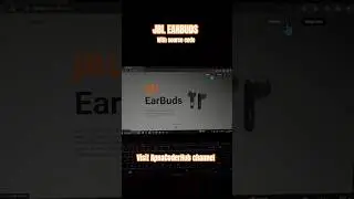 JBL earbuds using html Css JavaScript #shorts