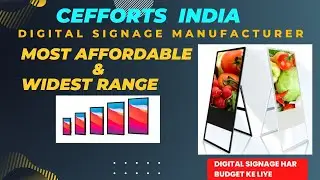Digital signage display khareede direct manufacturer se | Digital signage standee | floor mounted