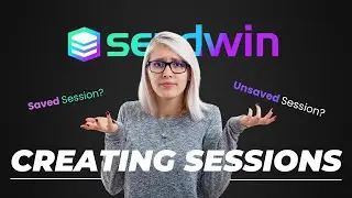 How to create your first session in  SendWin - What is Saved and Unsaved sessions? Detailed Video 💯✨