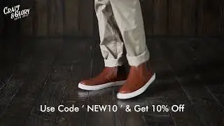 Craft & Glory Full-grain Leather Sneakers handcrafted by Traditional Bootmakers.