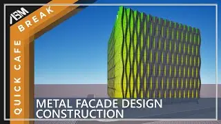How to model an offset waved metal facade in Archicad