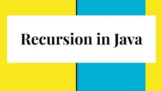 Recursion in Java