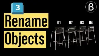 3ds Max Rename Objects tool - Scene Management