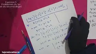 Exercice 5 Problèmes du 1er et du second degré P5