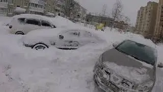 10 01 18 Г У нас был сильный буран Сахалин