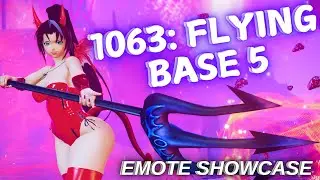 [PSO2 NGS] 1063: FLYING BASE 5 Emote Lobby Action 1063「フライングベース５」