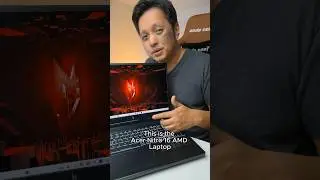 The Acer Nitro 16 AMD laptop is one powerful (and very heavy) gaming rig! #acer #amd #nvidia #ryzen