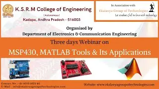 3 days Online training Program on MSP430 & MATLAB ( DAY - 1)