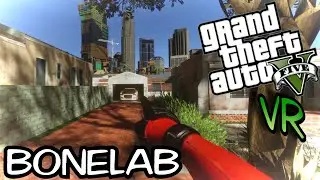 НАШЕЛ ДОМ ФРАНКЛИНА В VR / Карта GTA 5 в VR (BONELAB)