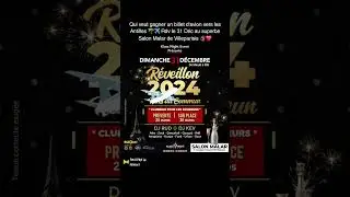 TIC TAC TIC TAC 🥂🍾 avant le passage à 2024 💥 RÉSA : https://my.bizouk.com/reveillon-cabaret-kreyol 🥳