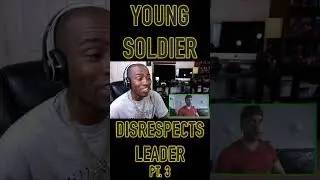 YOUNG SOLDIER DISRESPECTS LEADER PT. 3 #army #soldier #military #drillsergeant #shorts #funny