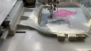 Free Standing Lace Gnome Ornament Machine Embroidery Part 2