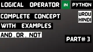 Logical Operator in python HINDI. How to use Logical Operator in python. Operators with CodeBench.