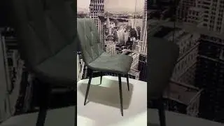 Стілець на металевих ніжках в сучасному стилі FRED (Фред) екошкіра, колір сірий 701 BK