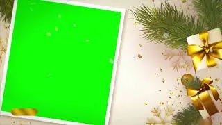 Green Screen Graphics | Christmas Animated pictures slide show template | HD 1080P
