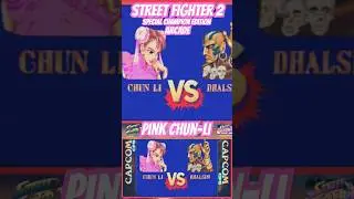 Pink Chun-li em #streetfighter 2 Special Champion Edition Arcade by Sr Street Fighter