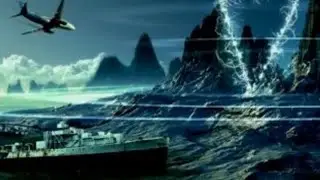 Выжил в Бермудском треугольнике. A survécu dans le Triangle des Bermudes.