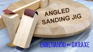 Edge and Chamfer SANDING JIG for wood. Great woodworking idea
