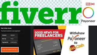 Fiverr Payments Transfer Payoneer a/c and Jazzcash Withdrawal Complete Video | USD to PKR withdrawal
