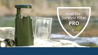 Meet the SURVIVOR FILTER PRO™ Portable Water Filter Pump