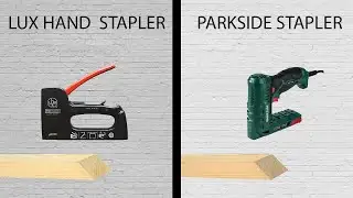 Parkside PHET 15 B1 vs Lux Handheld Stapler