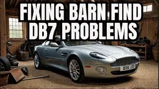Aston Martin DB7 Barn Find Restoration: Oil Change, Quarter Window Fix, & Radiator Leak