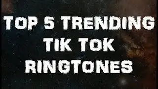 TOP 5 TRENDING TIK TOK RINGTONES || RIGO TONES