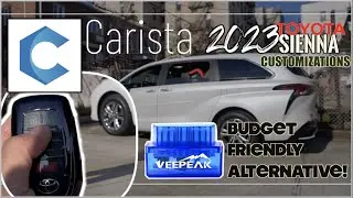 How to Customize your 2023 Sienna using Carista App