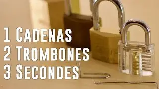 How to Pick a Lock in 3 Seconds with a Paperclip | Tutorial