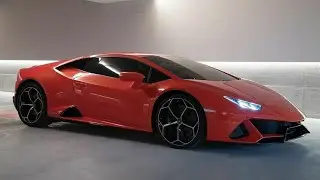 Lamborghini Huracán Evo launching | Rewind the rear wheel drive.