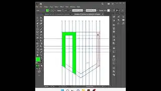 Monogram letter A+A logo Design #shots #illustrator #tutorial